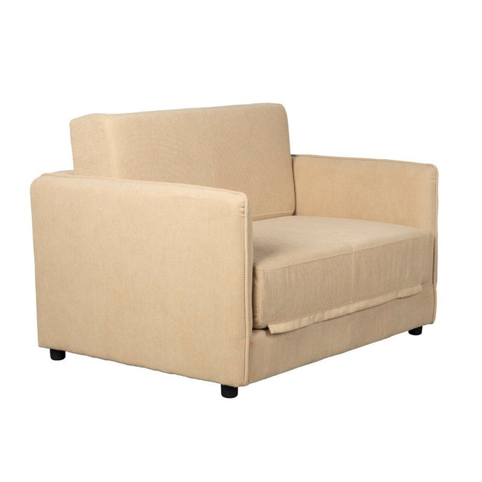 Jopie Loveseat Bedbank Beige-Slaapbanken-Creating Home