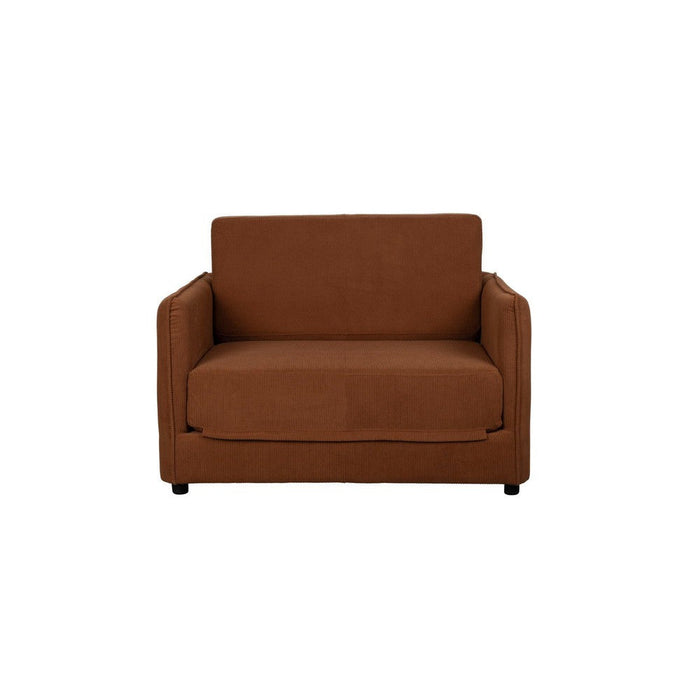 Jopie Loveseat Bedbank Bruin-Slaapbanken-Creating Home