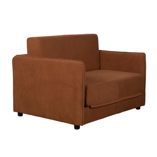 Jopie Loveseat Bedbank Bruin-Slaapbanken-Creating Home