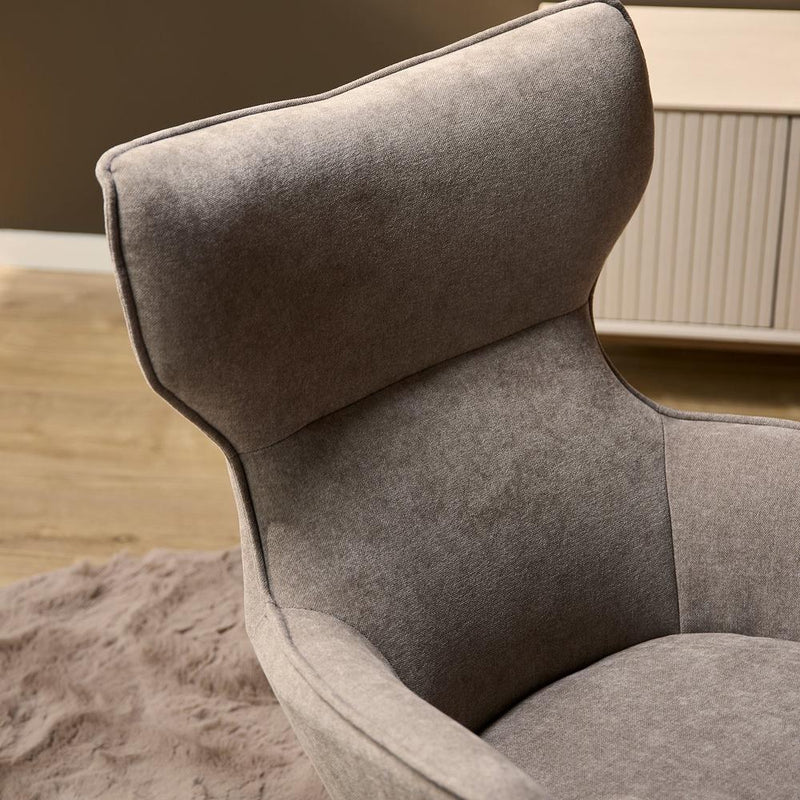 Julia Taupe 76x78x102 cm-Eetkamerstoelen-Starfurn