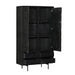 Kabinet Brandy Black | 2 deuren 4 lades-Bergkasten-Starfurn