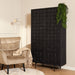 Kabinet Brandy Black | 2 deuren 4 lades-Bergkasten-Starfurn