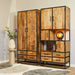 Kabinet Denver | Mangohout en staal | 90 cm-Bergkasten-Starfurn