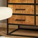 Kabinet Denver | Mangohout en staal | 90 cm-Bergkasten-Starfurn