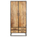 Kabinet Denver | Mangohout en staal | 90 cm-Bergkasten-Starfurn