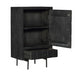 Kabinet Kast Brandy Black | 1 deur 1 lade-Bergkasten-Starfurn