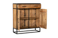Kabinet kast Denver | Mangohout en staal | 100 cm-Bergkasten-Starfurn