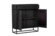 Kabinet kast New York | Mangohout en staal | 100 cm-Bergkasten-Starfurn