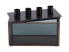Kandelaar Boxed Rechthoek - Zwart - 20x10x13cm-present time