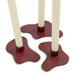Kandelaar MELT Staal Burgundy 20x20x2.8cm Spinder Design-Kaarsenhouders-Spinder