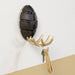 Kapstok BUG Donkerbruin Goud 10x4.5x15cm Spinder Design-Kapstokken-Spinder