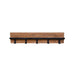 Kapstok Brix Kapstok Mangohout Naturel hout 75 cm 75x6x15 cm-Kapstokken-Livingfurn