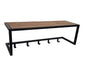 Kapstok Brix Kapstok Mangohout Zwart 26 cm 26x75x35 cm-Kapstokken-Livingfurn