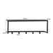 Kapstok Brix Kapstok Mangohout Zwart 78 cm 78x25x25 cm-Kapstokken-Livingfurn