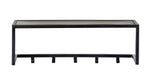 Kapstok Brix Kapstok Mangohout Zwart 78 cm 78x25x25 cm-Kapstokken-Livingfurn