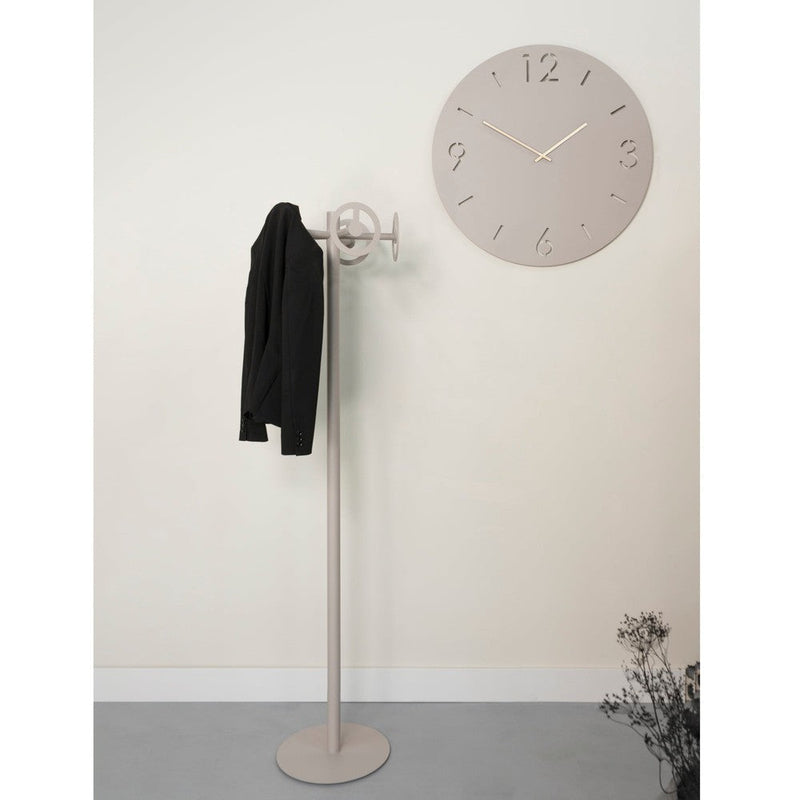 Kapstok CIRCLE Silky Taupe 40x40x174cm Spinder Design-Kapstokken-Spinder
