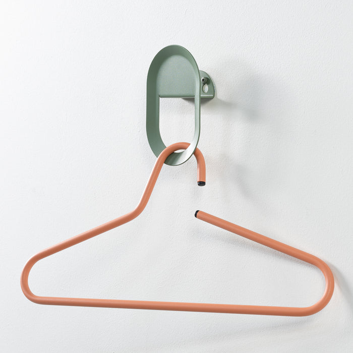 Kapstok COUCOU Dusty Green 10x4.4x15.3cm Spinder Design-Kapstokken-Spinder