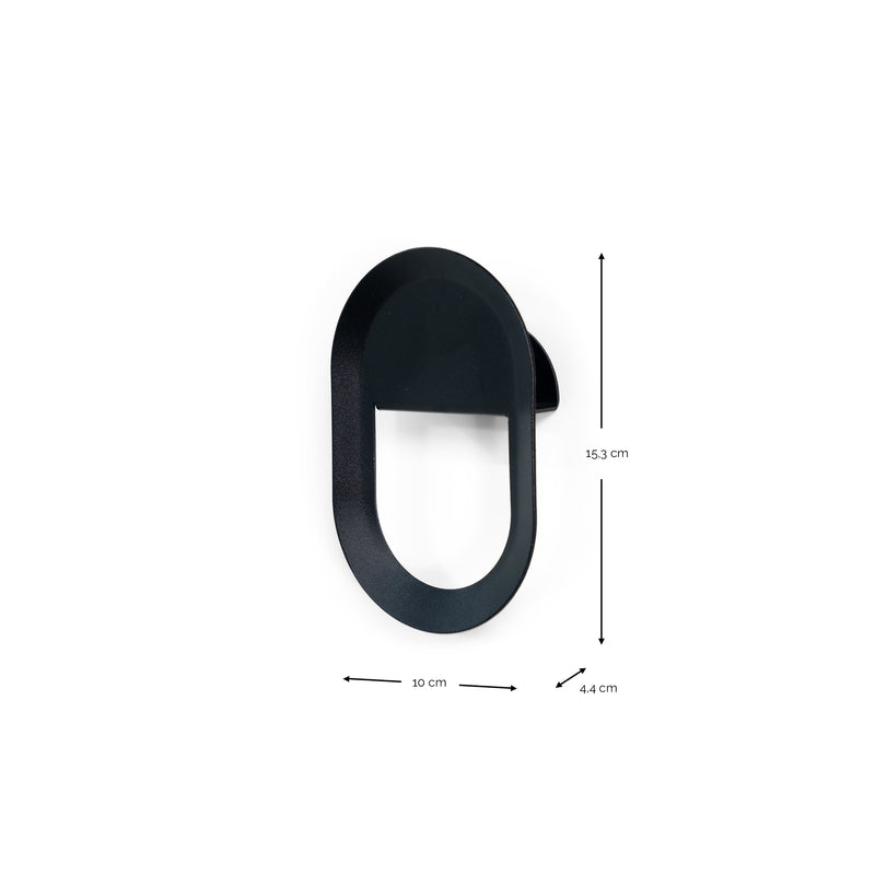 Kapstok COUCOU Zwart 10x4.4x15.3cm Spinder Design-Kapstokken-Spinder