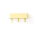 Kapstok DAX PLAY 3 Butter Yellow 27x7.5x12cm Spinder Design-Kapstokken-Spinder
