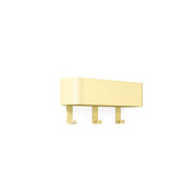Kapstok DAX PLAY 3 Butter Yellow 27x7.5x12cm Spinder Design-Kapstokken-Spinder