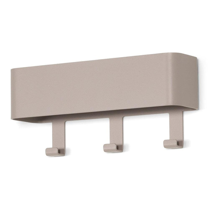 Kapstok DAX PLAY 3 Silky Taupe 27x7.5x12cm Spinder Design-Kapstokken-Spinder