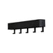 Kapstok DAX PLAY 5 Zwart 52x7.5x12cm Spinder Design-Kapstokken-Spinder