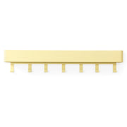 Kapstok DAX PLAY 7 Butter Yellow 72x7.5x12cm Spinder Design-Kapstokken-Spinder