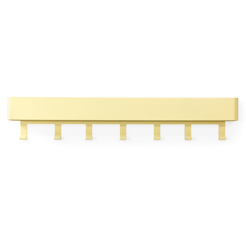 Kapstok DAX PLAY 7 Butter Yellow 72x7.5x12cm Spinder Design-Kapstokken-Spinder