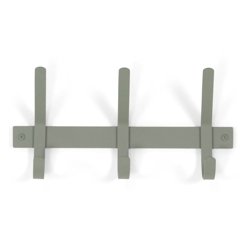Kapstok DEXTER 3 Dusty Green 40x8.2x21cm Spinder Design-Kapstokken-Spinder