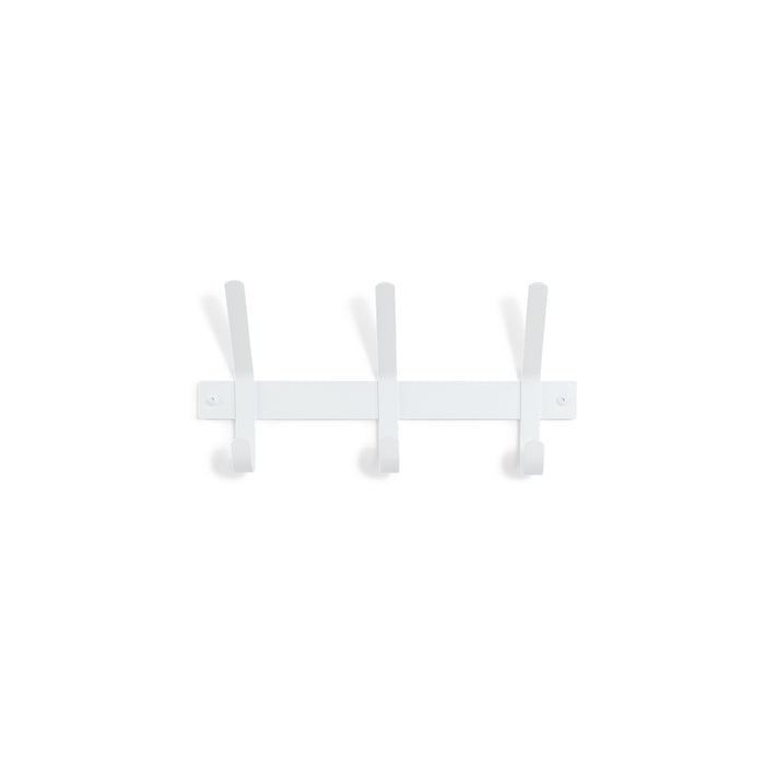 Kapstok DEXTER 3 Wit 40x8.2x21cm Spinder Design-Kapstokken-Spinder