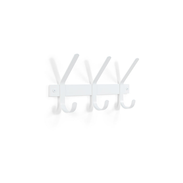 Kapstok DEXTER 3 Wit 40x8.2x21cm Spinder Design-Kapstokken-Spinder