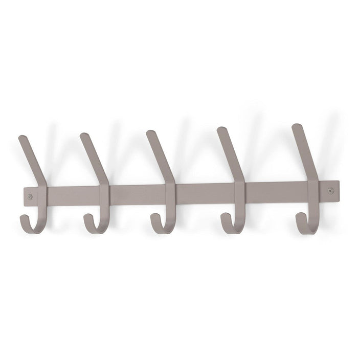 Kapstok DEXTER 5 Silky Taupe 70x8.2x21cm Spinder Design-Kapstokken-Spinder