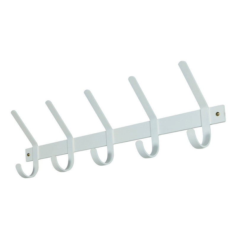Kapstok DEXTER 5 Wit 70x8.2x21cm Spinder Design-Kapstokken-Spinder