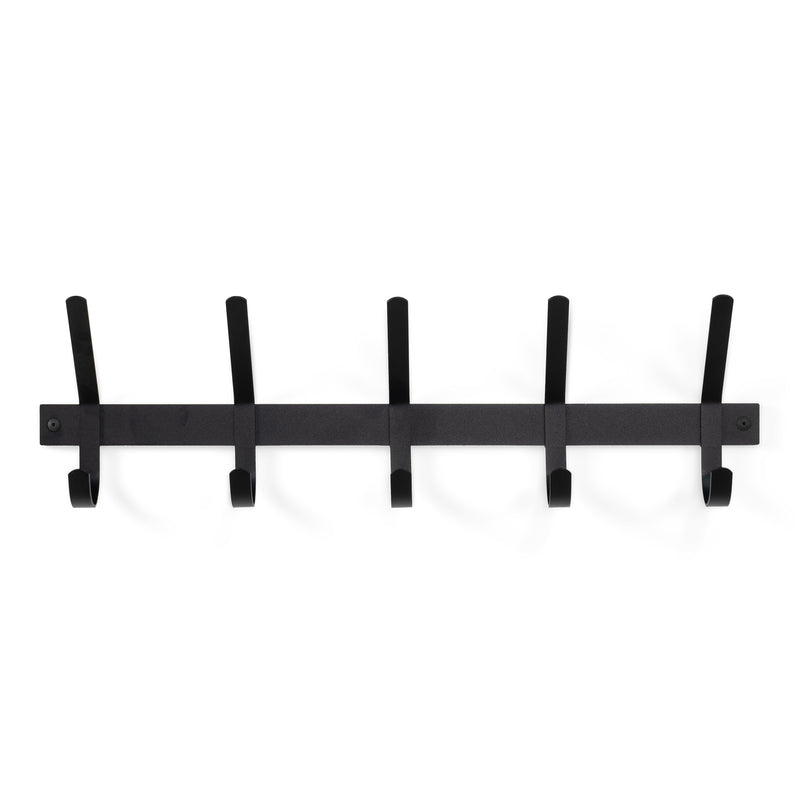 Kapstok DEXTER 5 Zwart 70x8.2x21cm Spinder Design-Kapstokken-Spinder