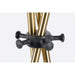 Kapstok Darwin Brass Metaal Goud 51x44 cm-Kapstokken-Creating Home