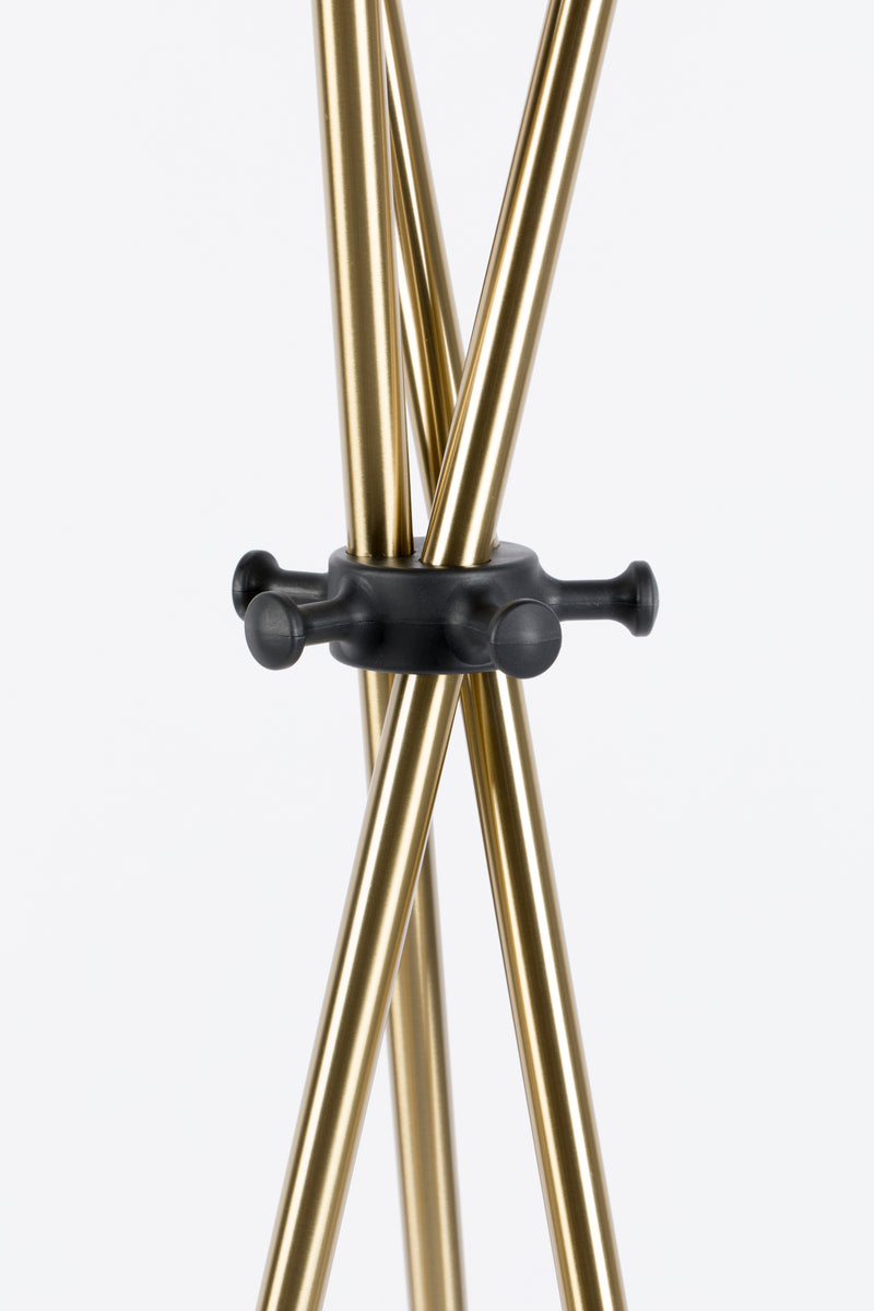 Kapstok Darwin Brass Metaal Goud 51x44 cm-Kapstokken-Creating Home