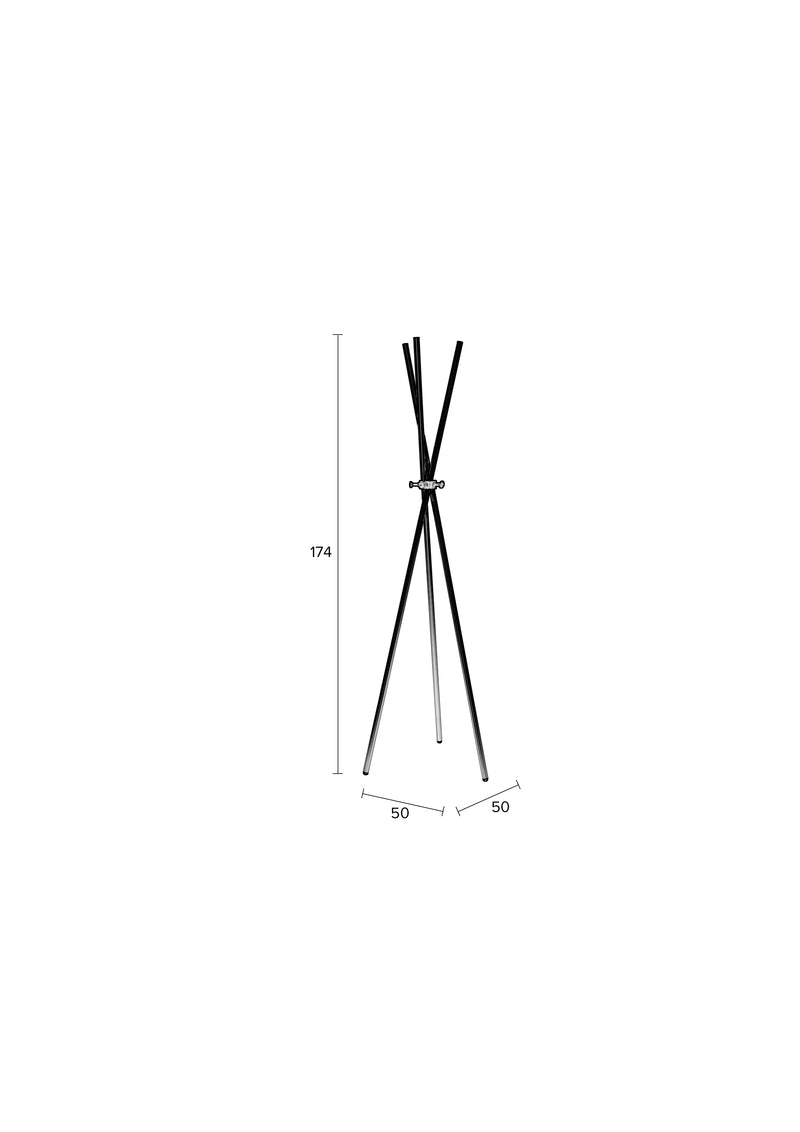 Kapstok Darwin Brass Metaal Goud 51x44 cm-Kapstokken-Creating Home