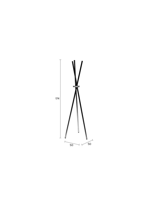 Kapstok Darwin Brass Metaal Goud 51x44 cm-Kapstokken-Creating Home