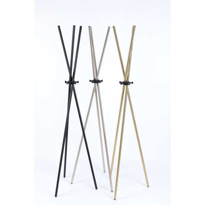 Kapstok Darwin Coat Rack Metaal Silver 44x51x174 cm-Kapstokken-Creating Home