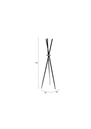 Kapstok Darwin Metaal Zwart 51x44 cm-Kapstokken-Creating Home