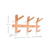 Kapstok FRONDO Clay Terra 66x8.5x37.5cm Spinder Design-Kapstokken-Spinder