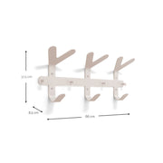 Kapstok FRONDO Silky Taupe 66x8.5x37.5cm Spinder Design-Kapstokken-Spinder