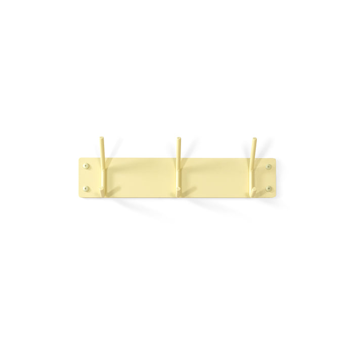 Kapstok FUSION 3 Butter Yellow 40x1.6x12cm Spinder Design-Kapstokken-Spinder