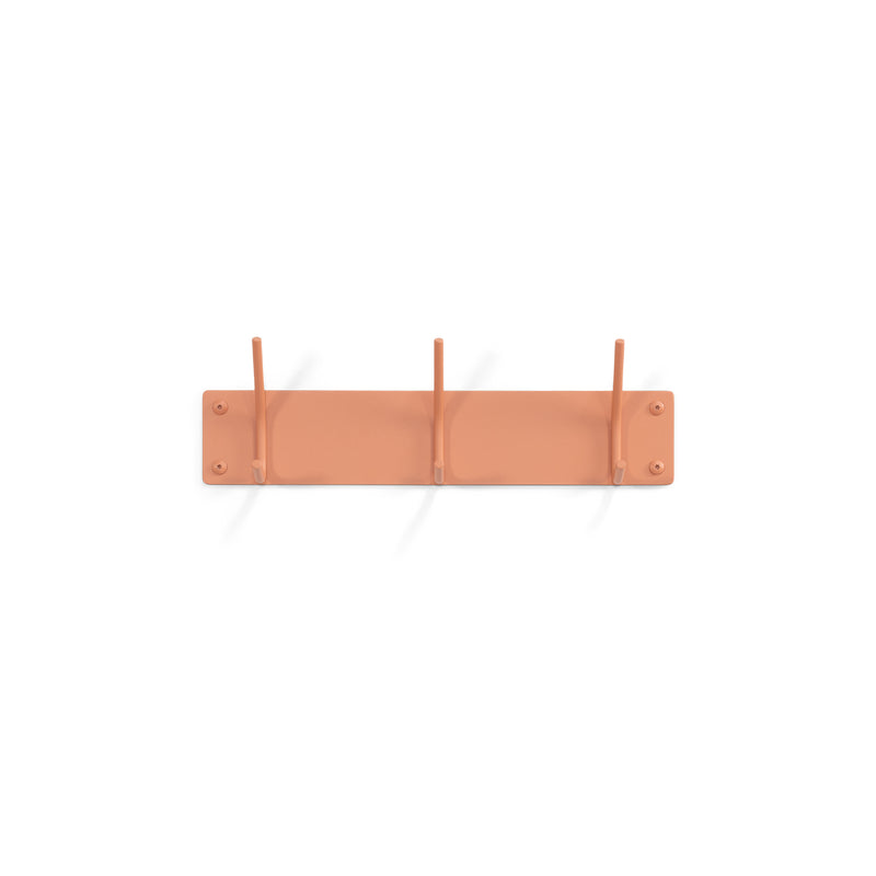 Kapstok FUSION 3 Clay Terra 40x6x12cm Spinder Design-Kapstokken-Spinder