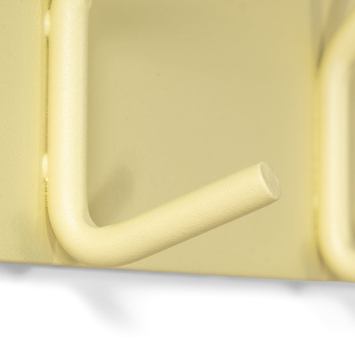 Kapstok FUSION 5 Butter Yellow 70x6x12cm Spinder Design-Kapstokken-Spinder