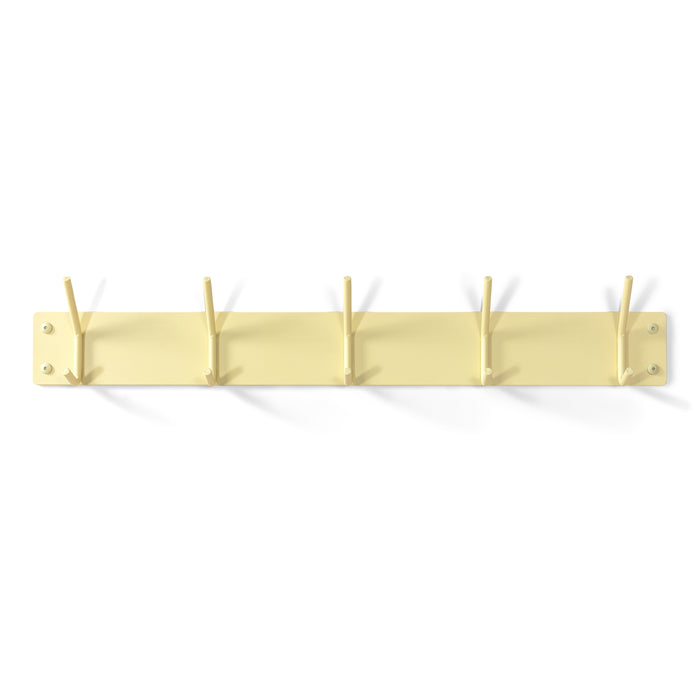 Kapstok FUSION 5 Butter Yellow 70x6x12cm Spinder Design-Kapstokken-Spinder