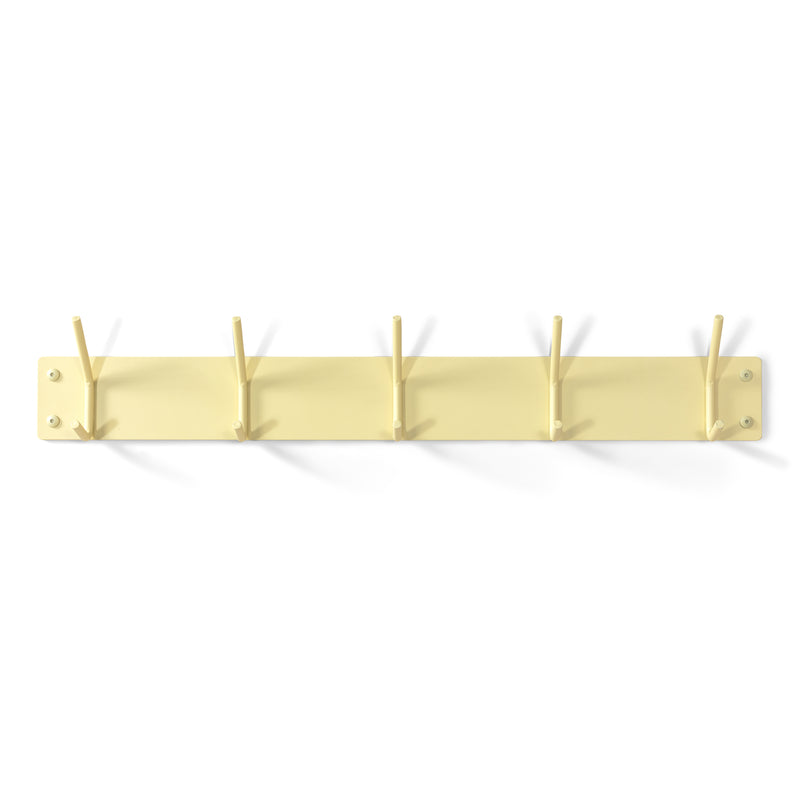 Kapstok FUSION 5 Butter Yellow 70x6x12cm Spinder Design-Kapstokken-Spinder