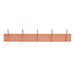 Kapstok FUSION 5 Clay Terra 70x6x12cm Spinder Design-Kapstokken-Spinder