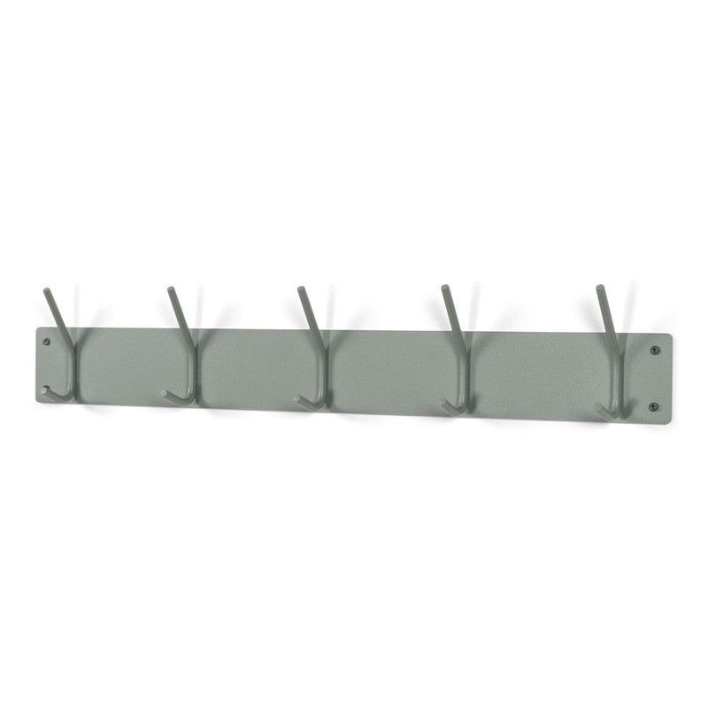 Kapstok FUSION 5 Dusty Green 40x1.6x12cm Spinder Design-Kapstokken-Spinder