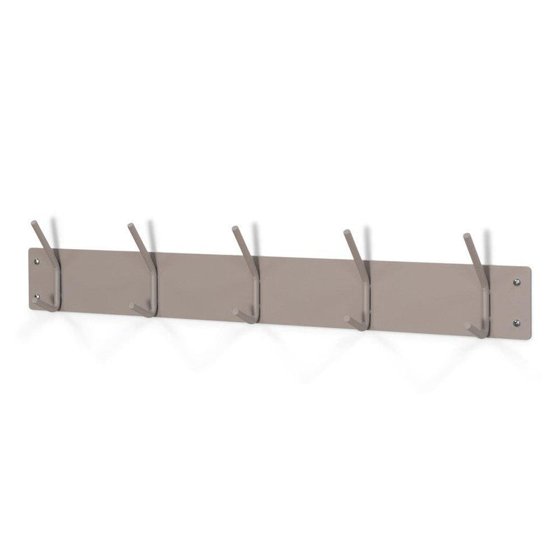 Kapstok FUSION 5 Silky Taupe 70x6x12cm Spinder Design-Kapstokken-Spinder